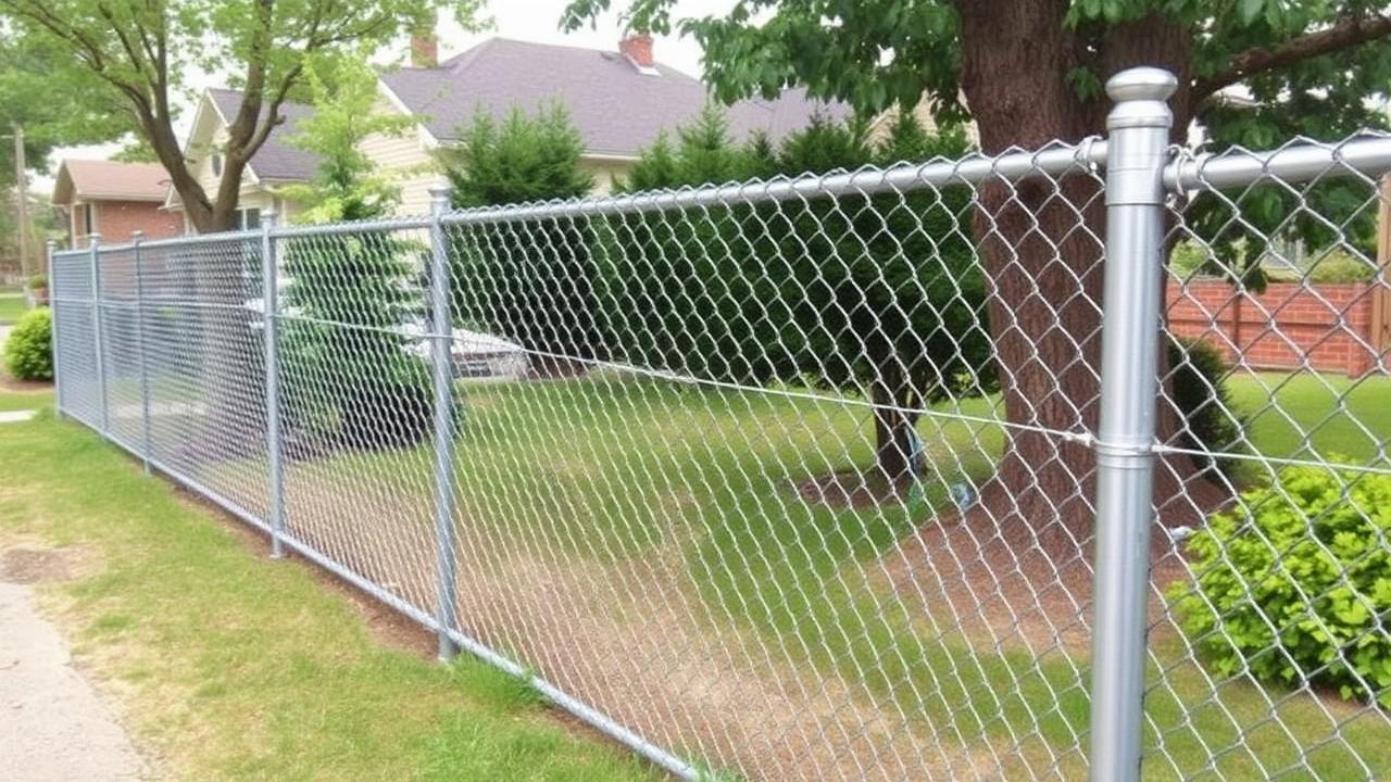 Chain link fence installation in Toronto