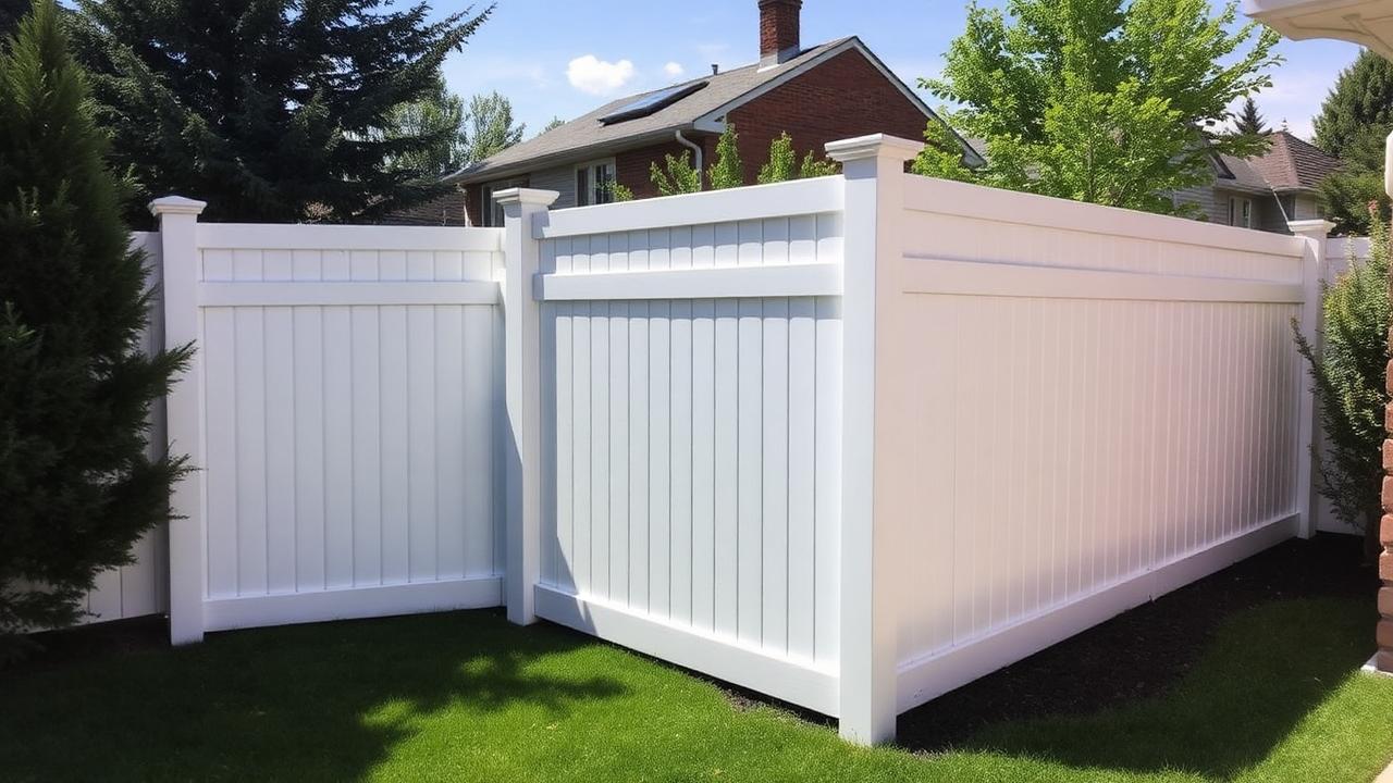 Vinyl fence installation in Toronto