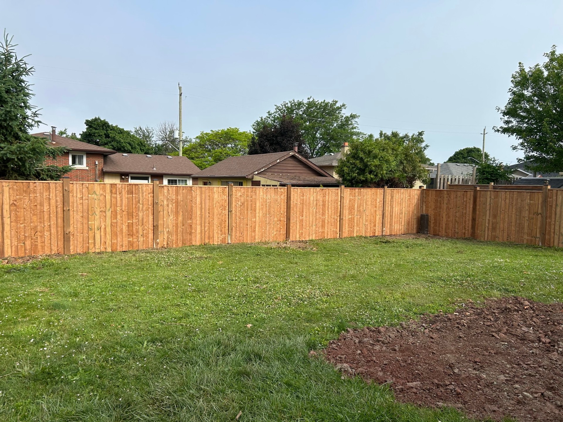 Toronto – New Wood Fence Installation
